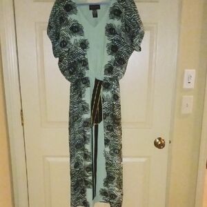 Corey Lynn Calter Mint and Black Dress